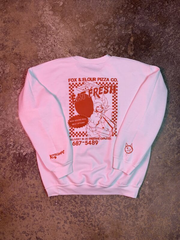 Back of Pizza Time Sweatshirt